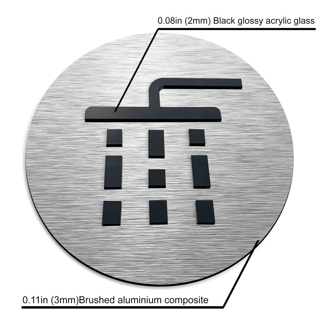 SKILT TIL DUSJ - SKILTSHOPPEN Skreddersydde Dørskilt til Profesjonelle Miljøer i Hoteller og Bedrifter