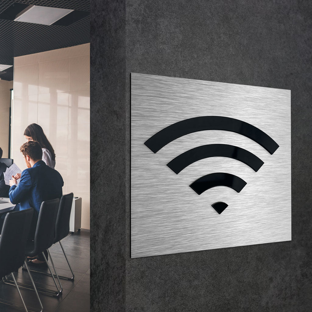 GRATIS WIFI SKILT - SKILTSHOPPEN Bedriftsskilt – Design Dørskilt som Passer til Kontoret ditt